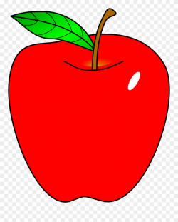 Clipart Free Stock Apple Clip Red Clipart - Apple Clipart - Png ...