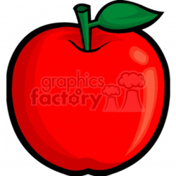 big red apple clipart. Royalty-free GIF, JPG, PNG, EPS, SVG, PDF ...