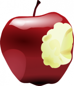 Apple Bitten Clip Art at Clker.com - vector clip art online, royalty ...
