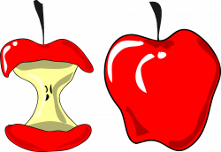 Bitten red apple clipart – Gclipart.com