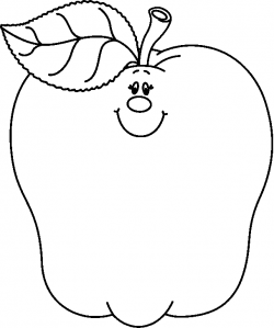 Download for free 10 PNG Apple clipart black and white cute ...