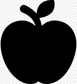 Heart Silhouette clipart - Apple, Fruit, Illustration ...