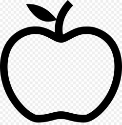 Black And White Flower clipart - Apple, Teacher, Black ...