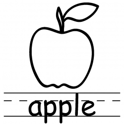 Apple black and white image of teacher clipart black and ...