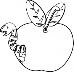 Worm Clipart Black And White | Free download best Worm ...