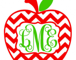Chevron apple teacher clipart - Clip Art Library