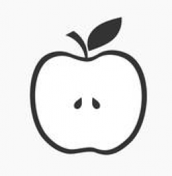 Apple Half Clip Art - Royalty Free - GoGraph