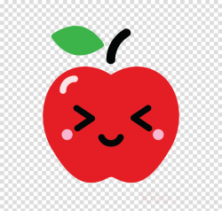 Download fruits kawaii clipart Apple Clip art