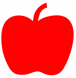 Clipart red apple - ClipartPost