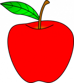 Red Apple Clip Art at Clker.com - vector clip art online, royalty ...
