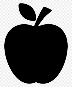 Png File - Apple Black Silhouette Png Clipart (#1233772) - PinClipart