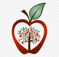 Apple Puns For Teachers - Teacher Appreciation Apple Png Clipart ...