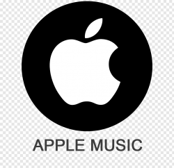 Apple logo and Apple Music text overlay, Apple Music Bebly ...