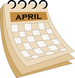 April calendar clipart » Clipart Station