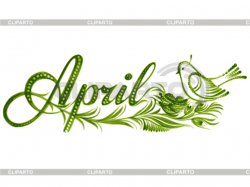 Month Of April Clipart - Free Clipart