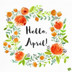 Hello, April! | April | April bullet journal, Show me pictures ...