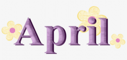Jpg Transparent Download April Clipart - April Word Clip Art PNG ...
