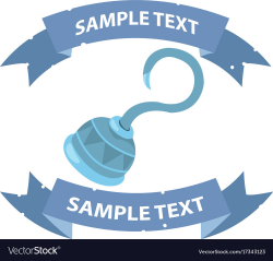 Hook arm clipart on the pirate theme for design