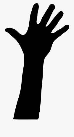 Hand Clipart Silhouette - Arm And Hand Icon #7230 - Free ...
