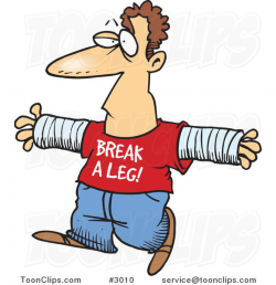 Broken Leg Cartoon Clipart | Free download best Broken Leg ...