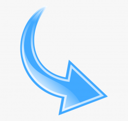 Free Curved Arrow Image, Download Free Clip Art, Free - Blue ...