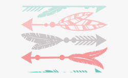 Feather Clipart Silhouette - Arrow Feathers Clipart Png ...
