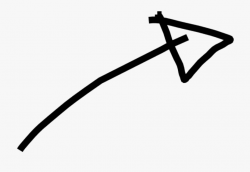 Hand Drawn Arrow Clipart - Hand Drawn Transparent Background ...
