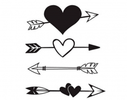 Arrows clipart heart, Arrows heart Transparent FREE for ...