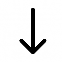 Thin arrow pointing to down Icons | Free Download - Clip Art ...