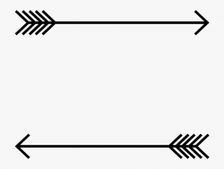 Arrow Clipart Frame - Tribal Arrows Clip Art #503092 - Free ...