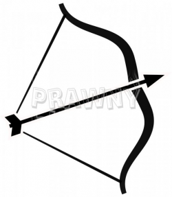 Bow and arrow clipart black and white 1 » Clipart Station