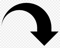 Bell Curve Png Icon - Curved Arrow Clipart Black And White ...
