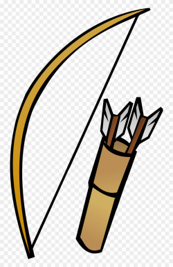 Bow And Quiver - Bow And Arrow Clipart - Png Download (#175255 ...