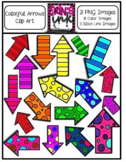 Artsy Arrows Clip Art Pack (FREEBIE!) | Top Teachers Smorgasboard ...