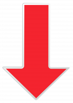Arrow Red Down Transparent PNG Clip Art Image | Gallery ...