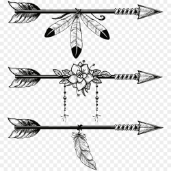 Feather, Illustration, Arrow, transparent png image & clipart free ...