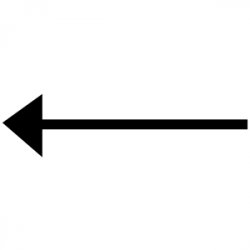 Simple Left Arrow clipart, cliparts of Simple Left Arrow free ...