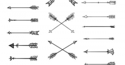 Doodle Tribal Arrows Clipart: 23 vector arrows by BlackCa... - Clip ...