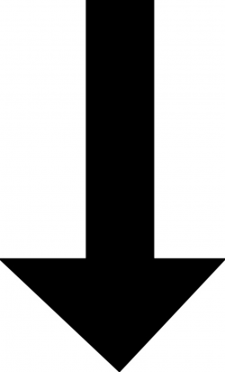 Downward Black Arrow clip art Free vector in Open office drawing svg ...