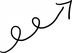 Arrow Doodle Spiral Up transparent PNG - StickPNG