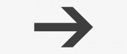 Arrow Grey Simple Right - Transparent Background Arrow Png ...