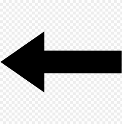 left back straight arrow - clipart arrow black PNG image ...