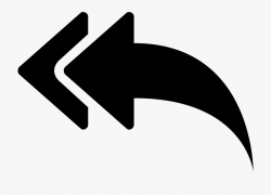 Reply All Arrow Icon - Arrow Symbol Png , Transparent ...