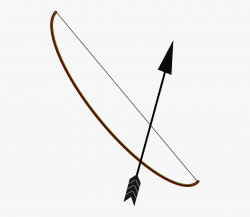 Aim Arrow Black Bow Shoot String - Bow And Arrow Png ...