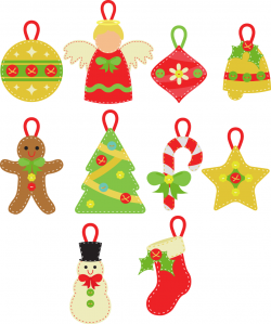 Christmas Set Semi Exclusive Clip Art Set For Digitizing and More