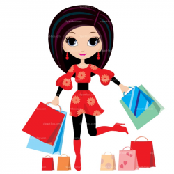 Woman Shopping Clipart | Free download best Woman Shopping Clipart ...