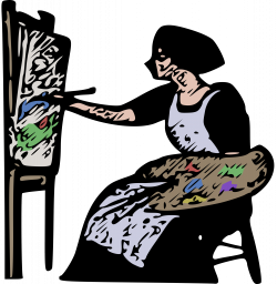 Painter clipart painting man, Painter painting man ...