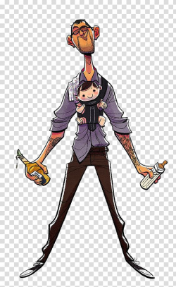 Artist Drawing Character design Concept art, Alcoholism Man ...