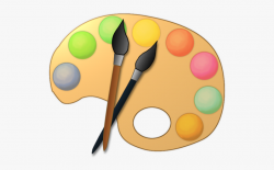 Clip Art Artist Paint Palette Clipart Kid - Transparent ...