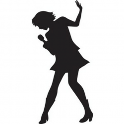 Free Singer Silhouette Cliparts, Download Free Clip Art ...